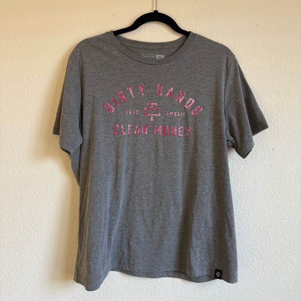 Troll Co. Dirty Hands Clean Money Tee